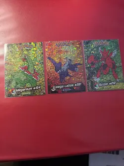 Mega Latios/Meganium/scizor Crystal Card Collection - Pokemon Lot - Image 1