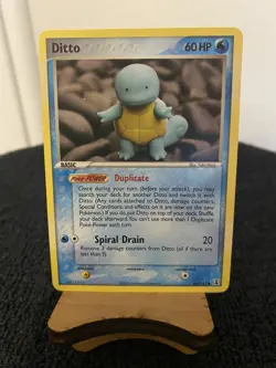Ditto as Squirtle 64/113 EX Delta Species Pokemon Card 2005 LP - Image 3