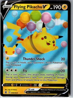 Flying Pikachu V 006/025 Celebrations - Pokemon Card - NM - Image 1