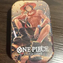 ONE PIECE CARD GAME - TIN PACK - SET VOL. 2 (TS-02 OP13) NEW SEALED ENGLISH ACE - Image 1