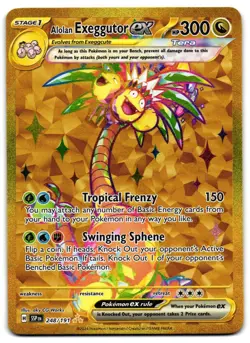Alolan Exeggutor ex 248/191 - Surging Sparks Hyper Rare Pokemon TCG - M/LP Card - Image 1