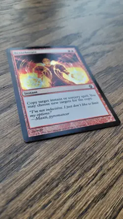 * * 1x FOIL Reverberate x1 * * Duel Deck MTG Close to NM Near Mint - Image 2