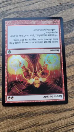 * * 1x FOIL Reverberate x1 * * Duel Deck MTG Close to NM Near Mint - Image 5