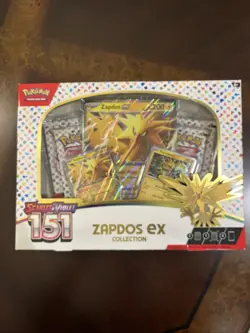 Pokemon TCG Scarlet & Violet 151 Zapdos Ex Collection |BRAND NEW SEALED Pokemon - Image 1