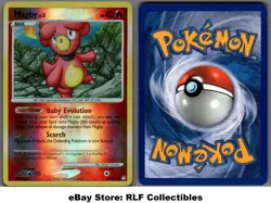 2007 Pokemon, D&P Mysterious Treasures, #88/123 Magby, Reverse Holo Common - Image 1