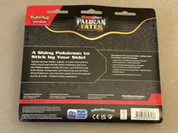 Pokemon Paldean Fates Tech Sticker Collection 3 Booster Pack Blister- Fidough - Image 2