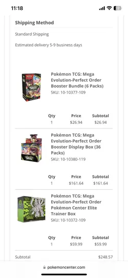 Pokemon TCG: Mega Evolution-Perfect Order Booster Display Box (36 Packs) PRESALE - Image 3