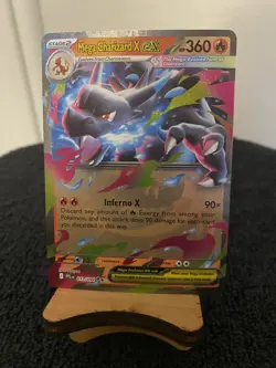 Mega Charizard X ex 013/094 Phantasmal Flames Double Rare Holo Pokemon TCG LP - Image 3