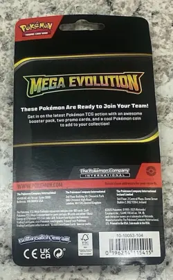 Pokemon TCG- Mega Evolution Checklane Blister Lycanroc Rockruff Booster - Image 4