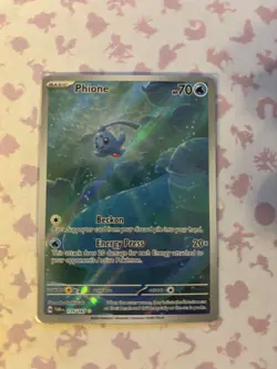Phione - 175/167 - Pokemon Twilight Masquerade Illustration Rare NM - Image 1