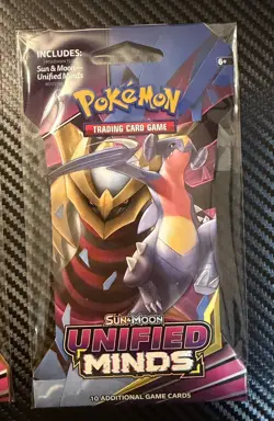 Pokemon Unified Minds Sleeved Booster Pack - 4 pack Art Set - Factory Sealed - Image 2
