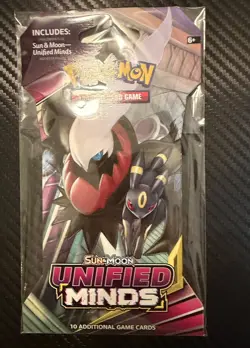 Pokemon Unified Minds Sleeved Booster Pack - 4 pack Art Set - Factory Sealed - Image 5