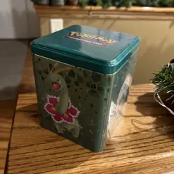 2022 Pokemon TCG Stacking Tin Sealed - Grass Type - 3 Packs - Image 1
