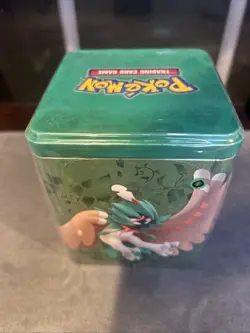 Pokemon 2022 Grass Stacking Tin 3 TCG Booster Packs, Sealed - Image 2