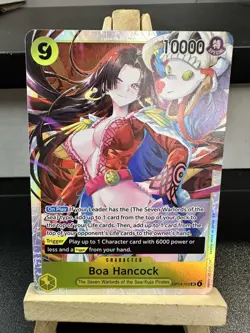 One Piece CCG The Azure Sea's Seven Boa Hancock OP14-112 SR Foil Mint - Image 1