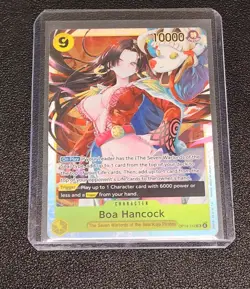 One Piece CCG The Azure Sea's Seven Boa Hancock OP14-112 SR Foil Mint - Image 3