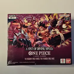 Bandai One Piece A Fist of Divine Speed OP-11 Booster Box English 24 Packs - Image 1