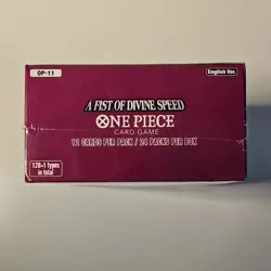 Bandai One Piece A Fist of Divine Speed OP-11 Booster Box English 24 Packs - Image 5