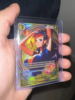 One Piece Card Game Nico Robin SP EB03-055 SEC ENGLISH CUSTOM Card NM+ - Image 1