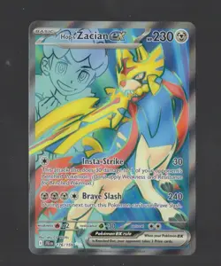 Pokemon: Hop's Zacian ex - 176/159 - SV09: Journey Together (JTG)Holo Ultra Rare - Image 1