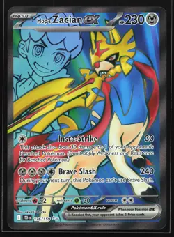 Hop's Zacian ex 176/159 SV09: Journey Together Ultra Rare Pokemon Card - Image 1
