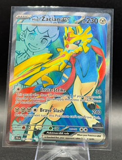 Pokemon TCG Hop's Zacian ex 176/159 Sv09: Journey Together Holo - Image 1