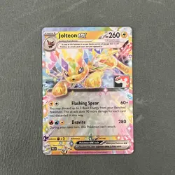 Pokemon TCG Jolteon ex PRE 030/131 - Play! Pokemon Prize Pack Stamp NM - Image 1