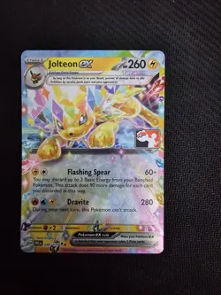​Jolteon ex 030/131 NEAR MINT Play Stamp PROMO Prize Pack Series Pokemon TCG - Image 1