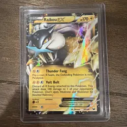 NM Raikou EX - Holofoil 38/108 Dark Explorers Pokemon TCG - Image 1