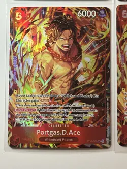 Portgas.D.Ace ST15-005 Illustration Box Vol. 5 Promo 4 Card Play Set Lot - Image 4