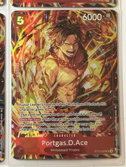 Portgas.D.Ace ST15-005 Illustration Box Vol. 5 Promo 4 Card Play Set Lot - Image 5
