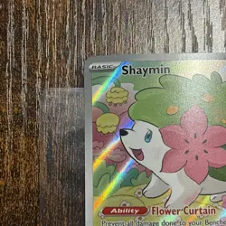 Shaymin 185/182 Destined Rivals Full Art Illustration Rare Pokemon Card NM - Image 2