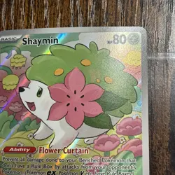 Shaymin 185/182 Destined Rivals Full Art Illustration Rare Pokemon Card NM - Image 3