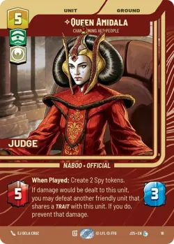 Star Wars Unlimited 2025 Judge Promo Collection Six Cards Queen Amidala - Image 1