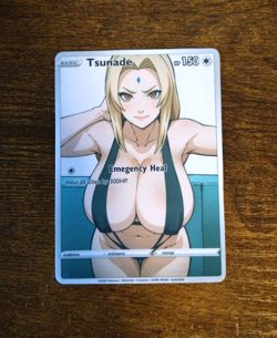 Beautiful Waifu Card - Tsunade Pool - Goddess ACG Custom DIY Fan Art Card - Image 1