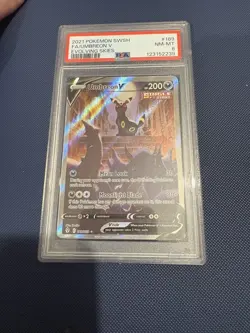 Umbreon V Alternate Art Evolving Skies 189/203 Alt Pokemon Card FA 2021 NM-MT - Image 1