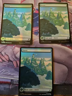 MTG - Avatar: The Last Airbender - Forest - Appa Full Art (291) x3 - NM - Foil - Image 1