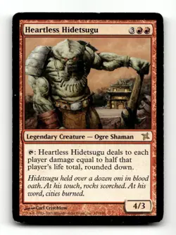 Heartless Hidetsugu Betrayers of Kamigawa #107 Magic the Gathering MP - Image 1