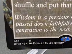 Enlightened Tutor (Borderless) Dominaria Remastered Regular - Image 2