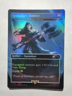 Gaia's Dark Hammer - Colossus Hammer (Rainbow Foil) Secret Lair Drop Foil - Image 1
