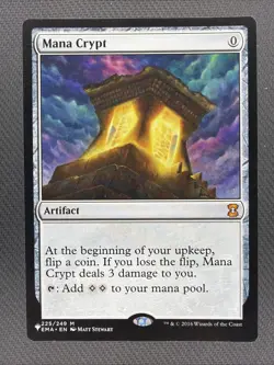 1x Mana Crypt - The List: Eternal Masters Mythic MTG NM - Image 1
