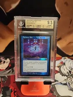 BGS 9.5 Cyclonic Rift (Retro Frame) (Serial Numbered) Ravnica Remastered #98/500 - Image 1