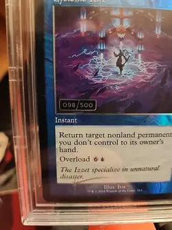 BGS 9.5 Cyclonic Rift (Retro Frame) (Serial Numbered) Ravnica Remastered #98/500 - Image 2