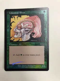 Llanowar Elves FNM Promos Foil - Image 1