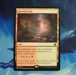 Rockfall Vale Innistrad: Midnight Hunt Regular NM Magic The Gathering - Image 1