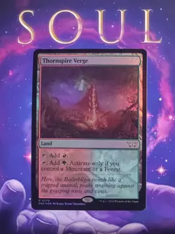Thornspire Verge Duskmourn: House of Horror Foil NM Magic The Gathering - Image 1
