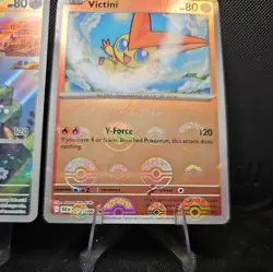2 Pokemon Victini SVP 208 Black Star Promo Illustration Black Bolt/White Flare - Image 5