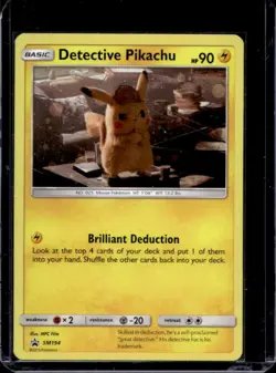 2016-19 Pokemon SM Black Star Promos Detective Pikachu #SM194 - Image 1