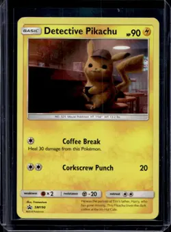2016-19 Pokemon SM Black Star Promos Detective Pikachu #SM190a - Image 1