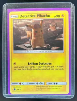 2016-19 Pokemon SM Black Star Promos Detective Pikachu #SM194 - Image 1